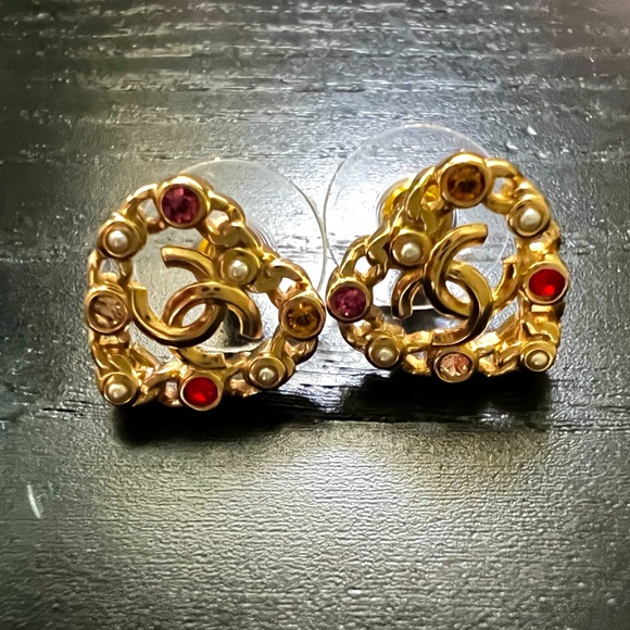 Authentic Chanel Earrings - Picture 2 of 5